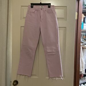 Lavender Straight Leg Jeans for Women - Just Black Denim